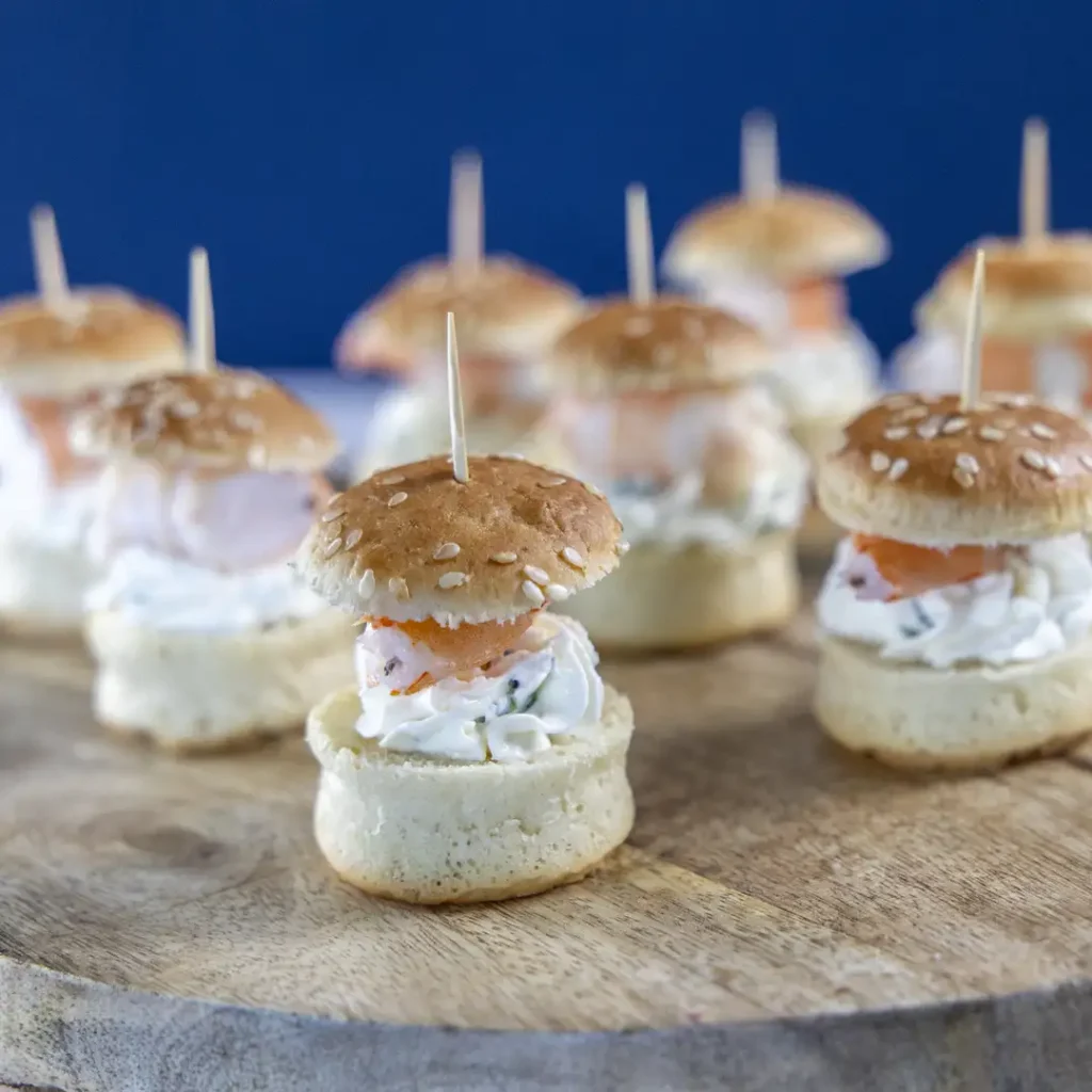Mini burger de crevettes - Gérouard & Filles